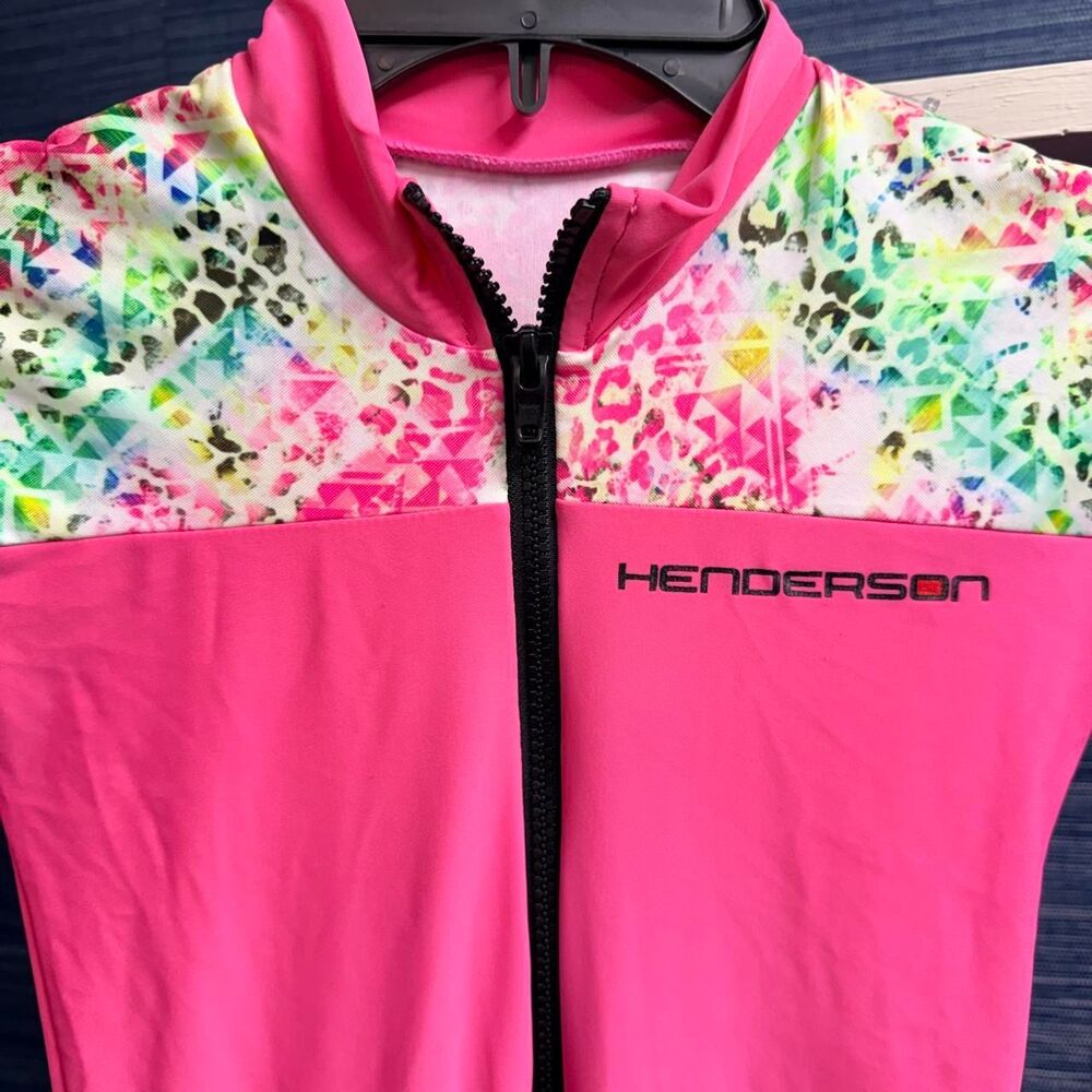 Henderson Divewear Hot Pink Full Body Dive Skin Suit Small Retro Scuba